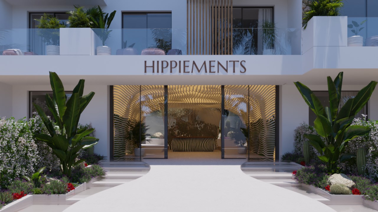 Projekt „Hippiements“ auf Ibiza - 3D Visualisierung und Animation von gmsvision